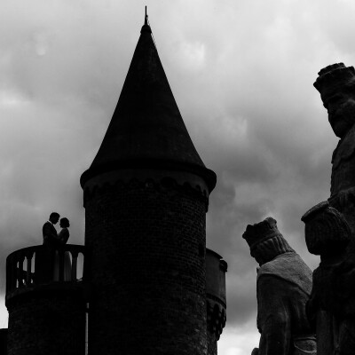 Esküvői kreatív fotózás Budapesthez közel, a Bory-várnál - Székesfehérvár