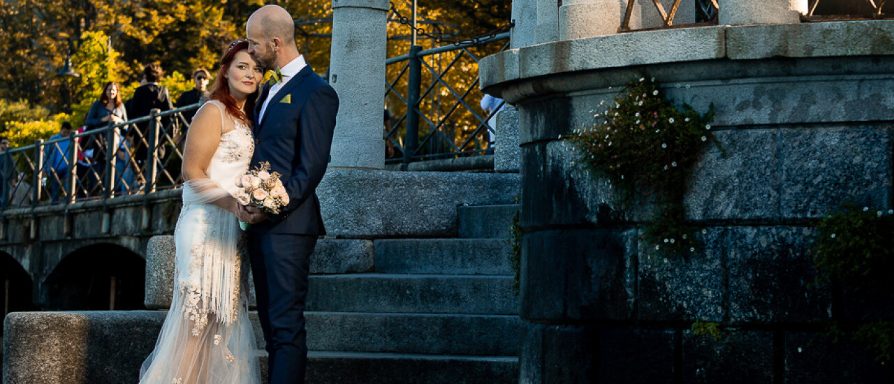 Un trash the Dress de vis la Lacul Como din Italia.